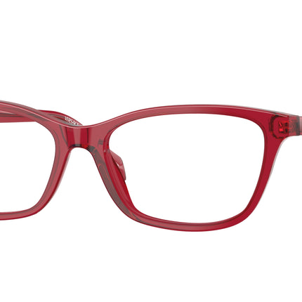Versace VE3375 Cat Eye Eyeglasses  5520-Transparent Red 54-140-16 - Color Map Red