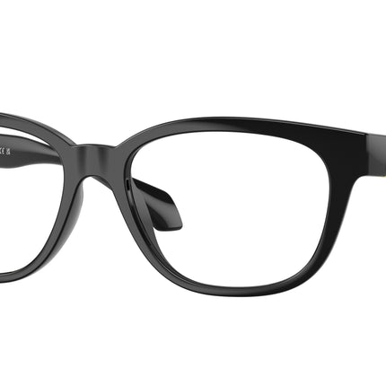Versace VE3376U Round Eyeglasses  GB1-Black 53-140-16 - Color Map Black