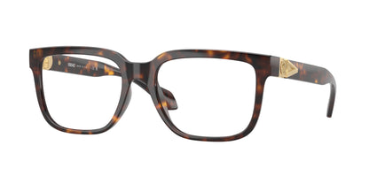 Versace VE3377U Square Eyeglasses  108-Havana 55-140-18 - Color Map Tortoise