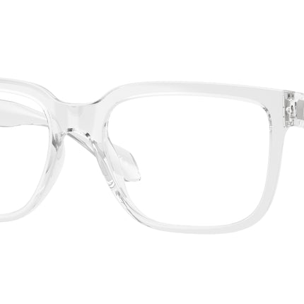 Versace VE3377U Square Eyeglasses  5510-Light Grey Transparent 55-140-18 - Color Map Grey