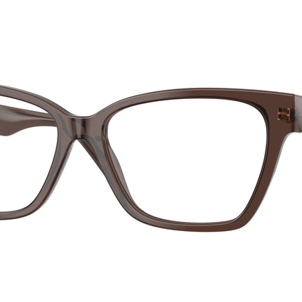 Versace VE3382F Cat Eye Eyeglasses  5332-Brown Transparent Gradient Beige 55-140-15 - Color Map Brown
