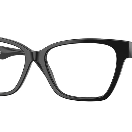 Versace VE3382F Cat Eye Eyeglasses  GB1-Black 55-140-15 - Color Map Black