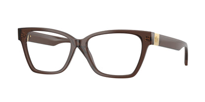 Versace VE3382 Cat Eye Eyeglasses  5332-Transparent Brown 55-140-15 - Color Map Brown
