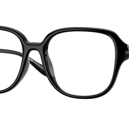 Versace VE3386D Square Eyeglasses  GB1-Black 55-140-18 - Color Map Black