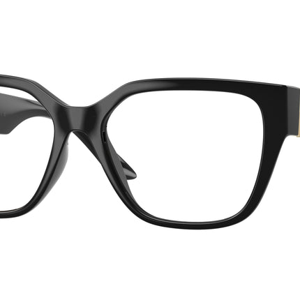 Versace VE3387U Square Eyeglasses  GB1-Black 54-140-16 - Color Map Black