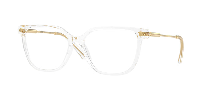 Versace VE3388U Square Eyeglasses  148-Transparent Crystal 55-140-15 - Color Map Transparent