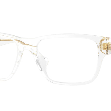 Versace VE3390U Rectangle Eyeglasses  148-Transparent Crystal 56-145-17 - Color Map Transparent
