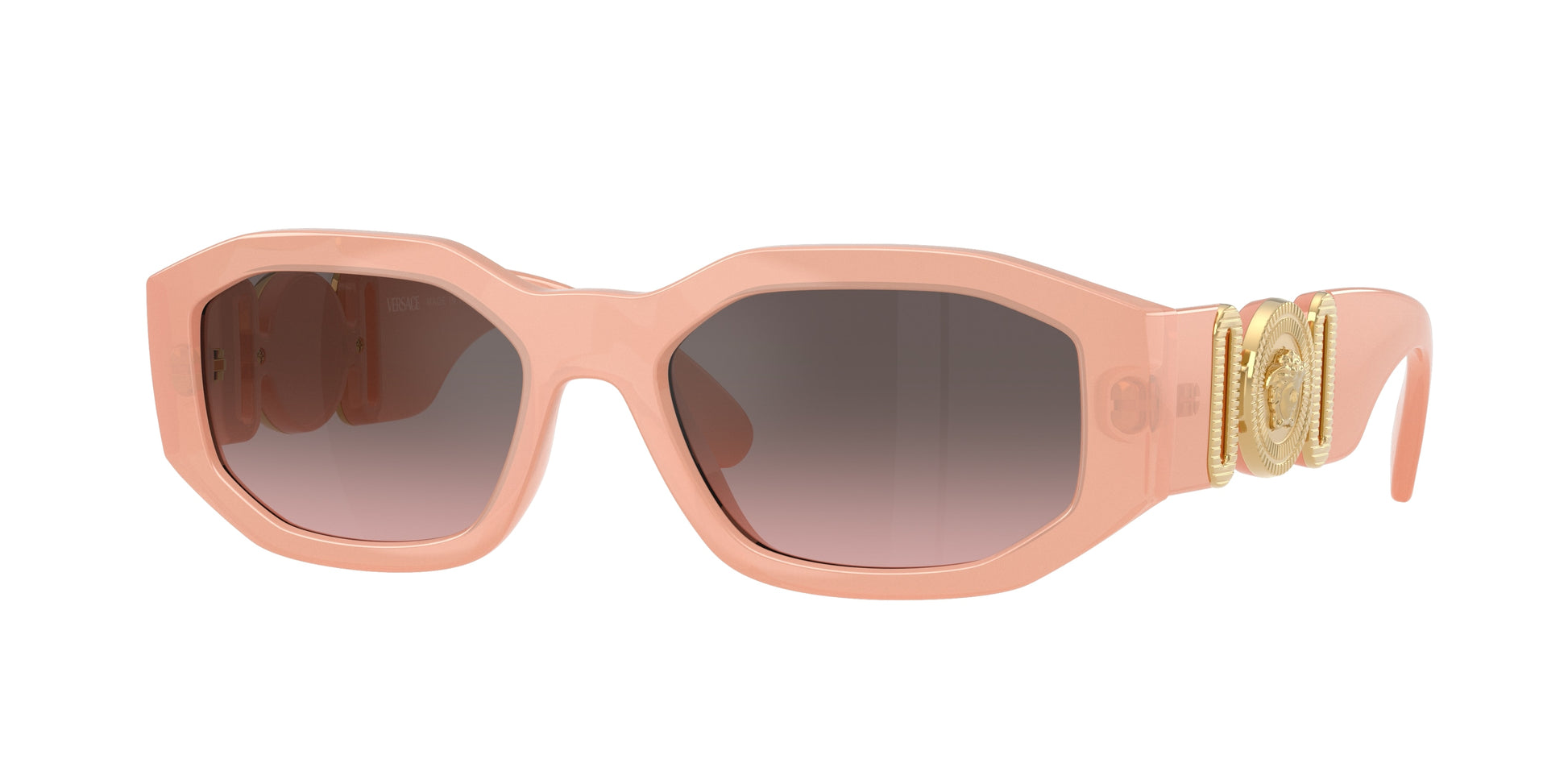 Versace VE4361 Irregular Sunglasses  539258-Nude Opal 53-140-18 - Color Map Pink