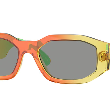 Versace VE4361 Irregular Sunglasses  5530/1-Gradient Yellow/Red/Green 53-140-18 - Color Map Yellow