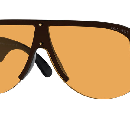 Versace VE4391 Irregular Sunglasses  GB1/7-Black 48-140-148 - Color Map Black