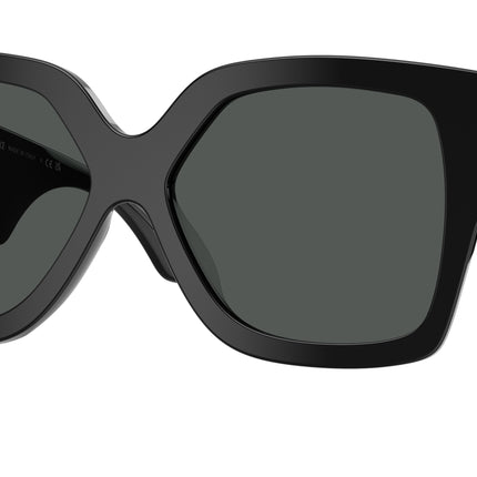 Versace VE4402 Rectangle Sunglasses  547887-Black 59-140-16 - Color Map Black