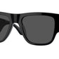 Versace VE4403 Rectangle Sunglasses  GB1/87-Black 57-140-20 - Color Map Black