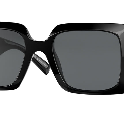 Versace VE4405 Rectangle Sunglasses  GB1/87-Black 54-140-22 - Color Map Black