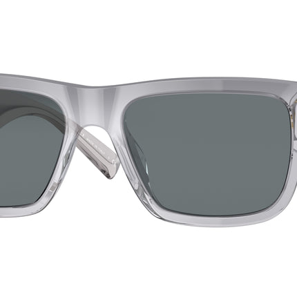 Versace ve4406 Rectangle Sunglasses  530580-Transparent Grey 56-140-19 - Color Map Grey