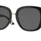 Versace VE4407D Pillow Sunglasses  GB1/87-Black 56-140-19 - Color Map Black