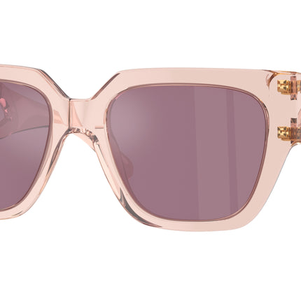 Versace VE4409 Square Sunglasses  5339AK-Transparent Pink 53-140-19 - Color Map Pink