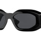 Versace VE4425U Irregular Sunglasses  536087-Black 54-145-18 - Color Map Black