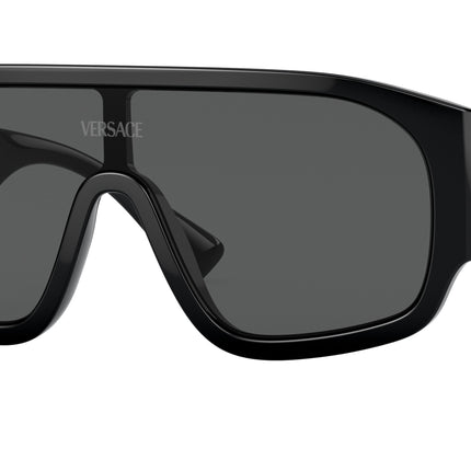 Versace VE4439 Irregular Sunglasses  GB1/87-Black 33-145-133 - Color Map Black