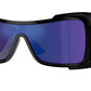 Versace VE4451 Irregular Sunglasses  GB1/55-Black 0-125-127 - Color Map Black