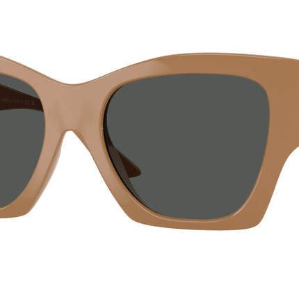 Versace VE4452 Irregular Sunglasses  551787-Solid Camel 55-135-19 - Color Map Brown