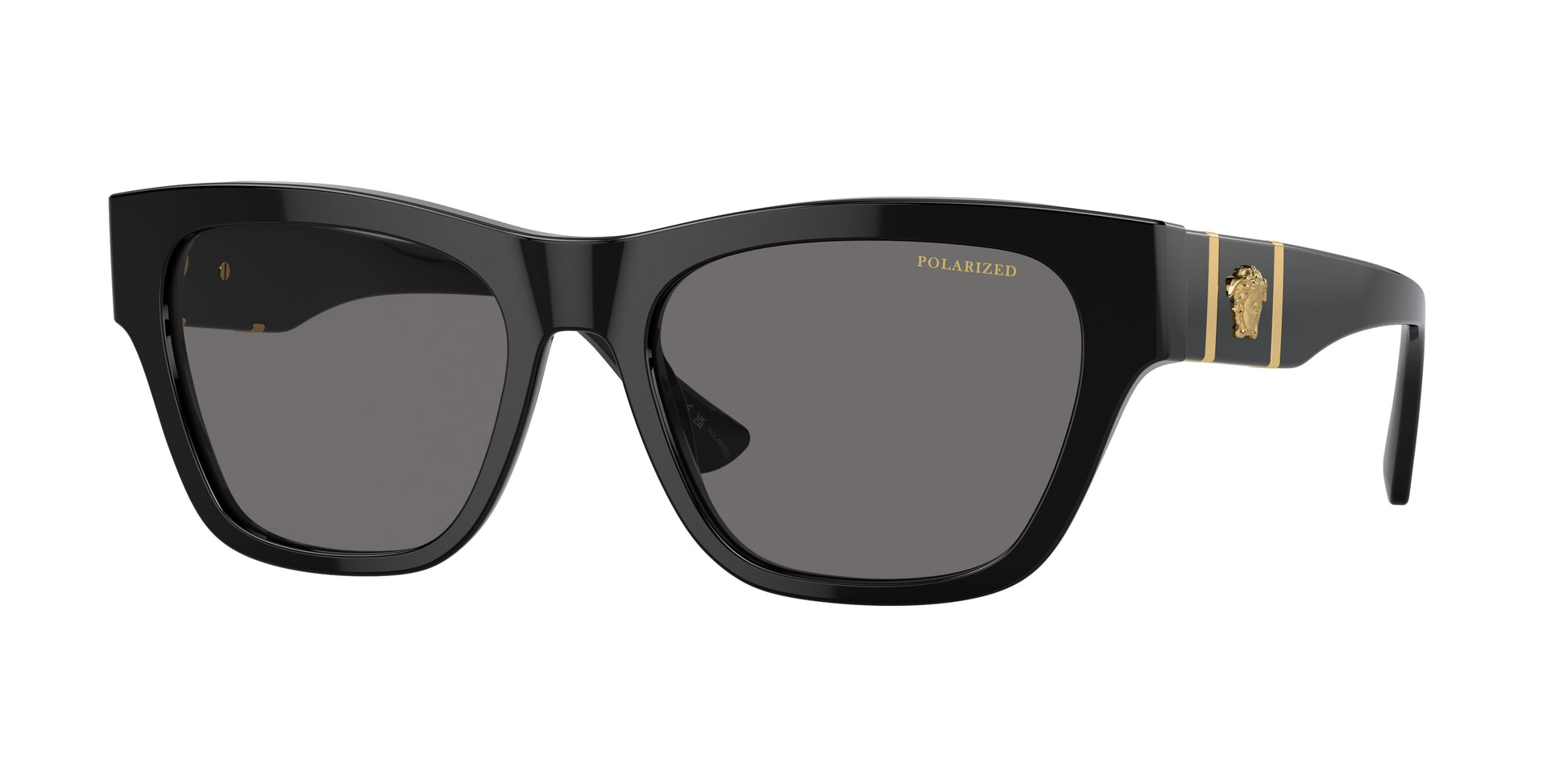 Versace VE4457 Square Sunglasses  GB1/81-Black 55-145-18 - Color Map Black