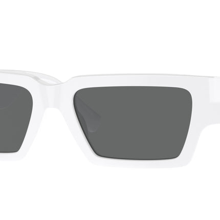 Versace VE4459 Rectangle Sunglasses  314/87-White 54-140-18 - Color Map White