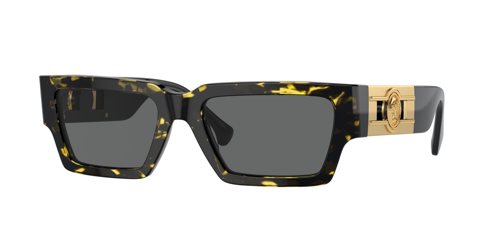 Versace VE4459 Rectangle Sunglasses  542887-Havana 54-140-18 - Color Map Tortoise