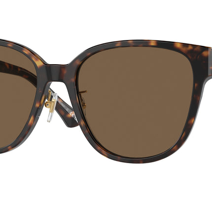 Versace VE4460D Square Sunglasses  108/73-Havana 57-140-18 - Color Map Tortoise