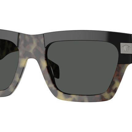 Versace VE4464 Rectangle Sunglasses  545687-Havana 55-145-20 - Color Map Tortoise