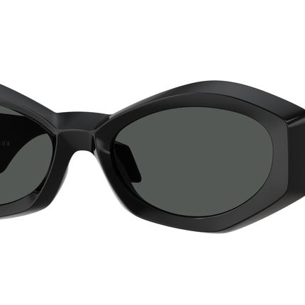 Versace VE4466U Irregular Sunglasses  GB1/87-Black 54-140-19 - Color Map Black