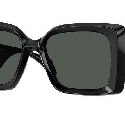 Versace VE4467U Irregular Sunglasses  GB1/87-Black 54-140-18 - Color Map Black