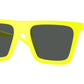 Versace VE4468U Rectangle Sunglasses  544987-Tropical Full Yellow 53-140-19 - Color Map Yellow