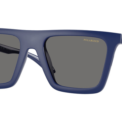 Versace VE4468U Rectangle Sunglasses  545081-Full Blue 53-140-19 - Color Map Blue