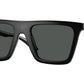 Versace VE4468U Rectangle Sunglasses  GB1/87-Black 53-140-19 - Color Map Black
