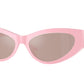 Versace VE4470B Cat Eye Sunglasses  5473/5-Perla Pastel Pink 56-140-16 - Color Map Pink