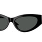 Versace VE4470B Cat Eye Sunglasses  GB1/87-Black 56-140-16 - Color Map Black