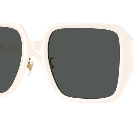 Versace VE4472D Square Sunglasses  548487-Ivory White 56-145-19 - Color Map White