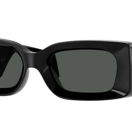 Versace VE4474U Rectangle Sunglasses  GB1/87-Black 52-140-20 - Color Map Black