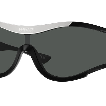 Versace VE4475 Irregular Sunglasses  GB1/87-Black 42-110-142 - Color Map Black