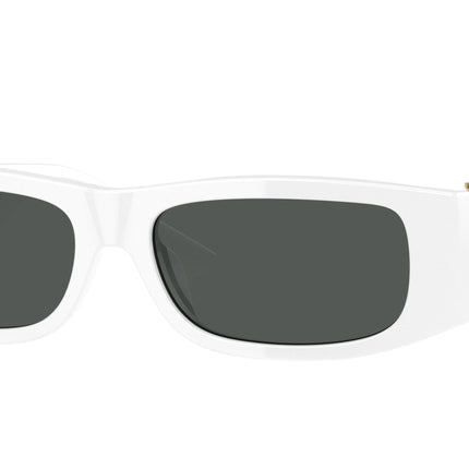 Versace VE4476U Rectangle Sunglasses  545987-White 55-135-16 - Color Map White