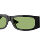 Versace VE4476U Rectangle Sunglasses  GB1/2-Black 55-135-16 - Color Map Black