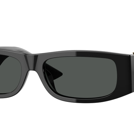 Versace VE4476U Rectangle Sunglasses  GB1/87-Black 55-135-16 - Color Map Black