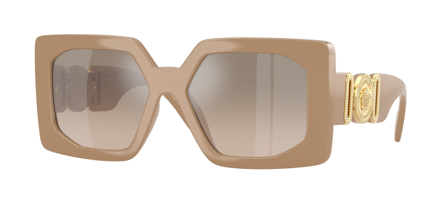 Versace VE4478U Square Sunglasses  549961-Beige 55-140-17 - Color Map Beige