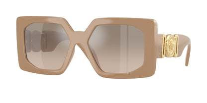 Versace VE4478U Square Sunglasses  549961-Beige 55-140-17 - Color Map Beige