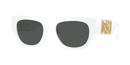 Versace VE4479U Square Sunglasses  314/87-White 52-140-19 - Color Map White