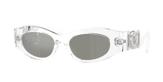 Versace VE4480U Oval Sunglasses  148/30-Crystal 51-140-18 - Color Map Transparent