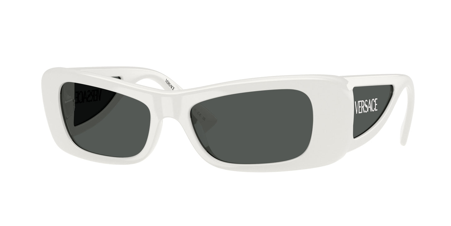 Versace VE4481 Cat Eye Sunglasses  314/87-White 54-135-17 - Color Map White