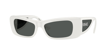Versace VE4481 Cat Eye Sunglasses  314/87-White 54-135-17 - Color Map White