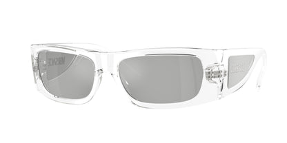 Versace VE4482 Rectangle Sunglasses  148/8V-Crystal 57-135-16 - Color Map Transparent