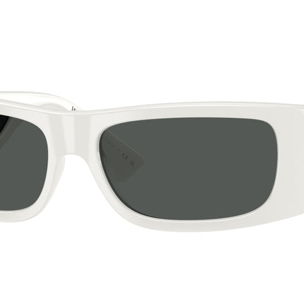 Versace VE4482 Rectangle Sunglasses  314/87-White 57-135-16 - Color Map White